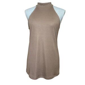 RIVER ISLAND Halter Neck Ribbed Sleeveless Top, Size 14 - NWT